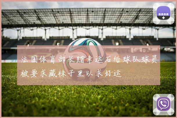 法国体育部长赠幸运石给球队球员被要求藏袜子里以求好运